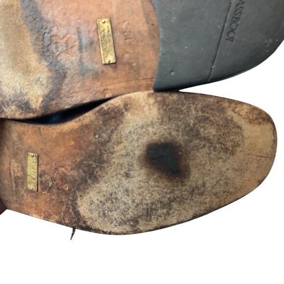 Brass Boot Brown Leather Split Apron Toe Derby Shoes Mens 12 Spain main image 8